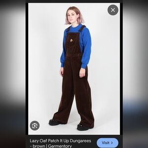 Lazy Oaf Brown Dungarees